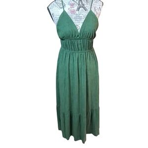 Elegant Green Grecian style Dress